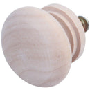 10pcs 35mm Natural Wood Wooden Drawer Wardrobe Door Cabinet Knob Pull With  P6G5