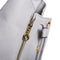 Women Preppy Style Leisure Backpack Bookbag PU Travel Bag(Grey)