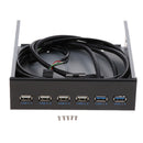 4Port USB2.0+Dual USB3.0 Front Panel Data Hub for Flash Drive/Desktops