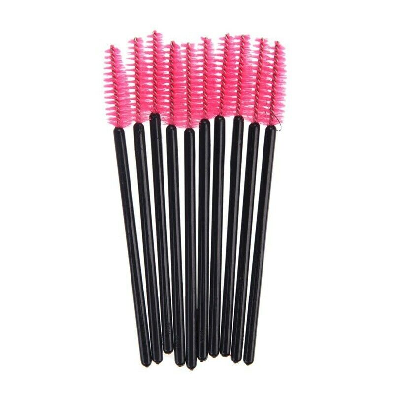 100 Disposable Mini Eyelash Brush Mascara Wands Eyelash Makeup High Quality H2T9