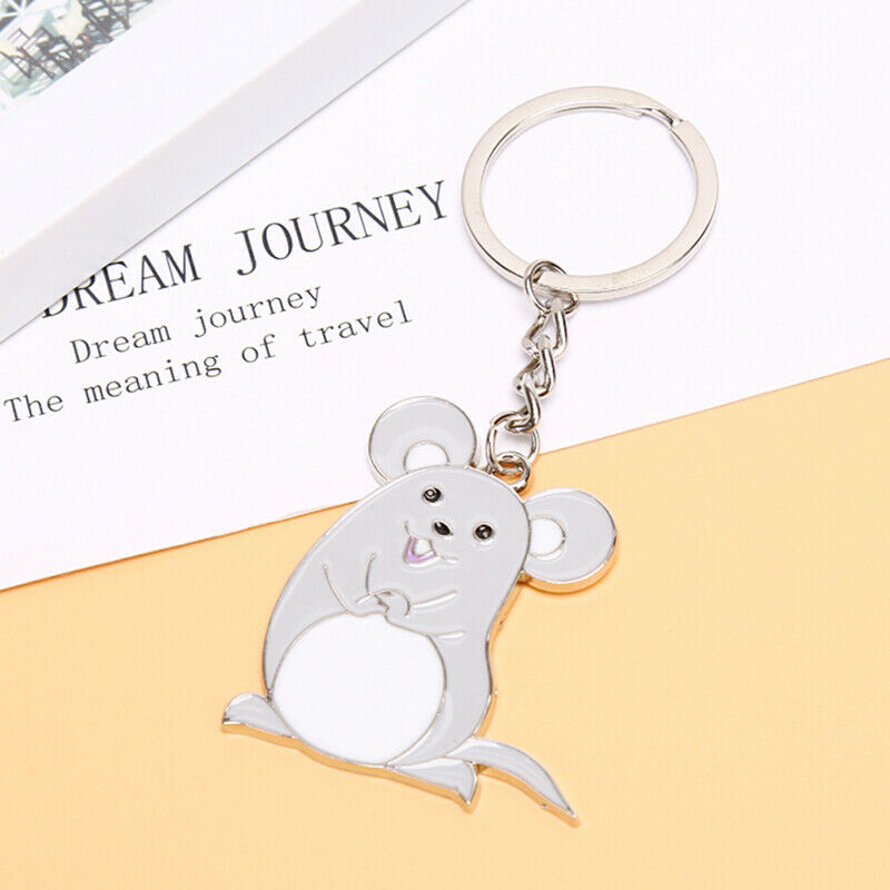 2020 Mouse Enamel Keyring Keychain Metal Key Holder Souvenir Bag Pendant Gi k Gw
