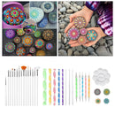 33Pcs Mandala Dotting Tools for Rock Painting Kit Dot Art Rock Pen Paint Set