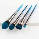 4Pcs Gradient Soft Hair Makeup Brush Sets Tools Cosmetic Brush Foundation E