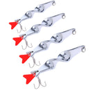 3pcs Fishing Lure Baits Sequins Lure Metal Hard Baits Spoon Lures Crankbaits