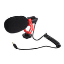 Microphone Video Windshield Condenser for DSLR Camera w/ 3.5mm Interface
