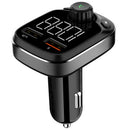C20 Wireless Car Bluetooth Fm Transmitter Dual Usb Charger Aux Input Tf Car