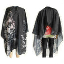 Black Hairdressing Cloth Haircut Hairdressing Barber Hair Design Cloth E6W3