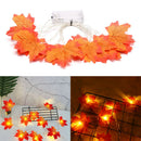 Maple Leaves LED String Light Battery Operated Autumn Garden Decoration LightiTO