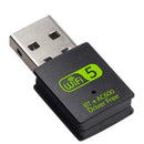 600Mbps WiFi Dongle and Bluetooth For PC Laptop Dual New USB Adaptor 8821CU F2Z6