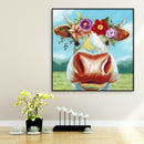 5D DIY Diamond Painting Kits Cow Full Round Drill Handicrafts Art (B2300)