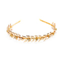 Women Leaf Hairband Headband Headpiece Bridal Wedding Tiara Hair AccessorieME