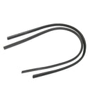 Pack Of 2 Car Superior Quality Rubber Wiper Blade (Refill) 28" (6mm) Black