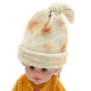 2pcs Novelty Baby Pancake Blanket Coral Velvet Soft Tortilla Swaddles Hat