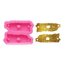 Glossy Puerto Rico Map Shape keychains Silicone Mold for DIY Jewellery MaSEAU