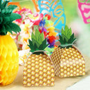 12Xcandy boxes paper pineapple gift bag beach wedding decor party supplies-OZ