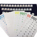 Russian Transparent Stickers Waterproof For PC Laptop Table Keyboard Letters Pro