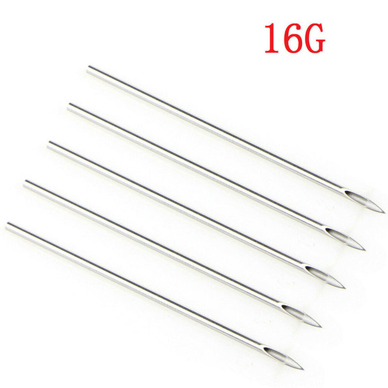 41PCS Professional Body Piercing Tool Kit Ear Nose Navel Nipple Needles SeRCES