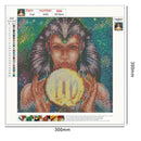 5D DIY Full Drill Diamond Painting Virgo Cross Stitch Embroidery Mosaic Kit