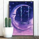 5D DIY Full Drill Diamond Painting Moon Embroidery Mosaic Kit Bedroom Decor