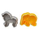 animal form Cake Cookie Cutter (random color, set of 4) U6I2