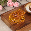 1Pc Feng Shui Toad Money LUCKY Fortune Wealth Chinese Golden Frog Toad Orname Gw
