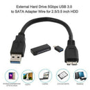 USB 3.0 To SATA Adapter Converter Cable For 2.5 3.5 External Hard Drive HDD SS-