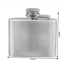 2oz Mini Flagon Outdoor Drinkware Portable Stainless Steel White Hip Flask
