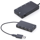 Micro USB OTG 4 Port Hub Power Charging Adapter Cable For Smartphone Tablet PC