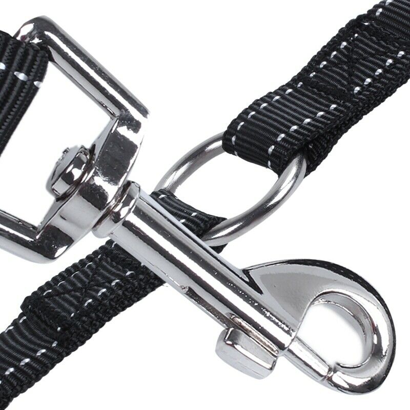 double duplex dog hitch duct duct 2 dogs pet walking safety leash I5E3