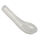 Home Kitchen Clear Plastic Disposable Soup Spoons 60 Pcs M4I4