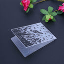 1pc Musical Note Plastic Embossing Folder Template For Scrapbook DIY Album