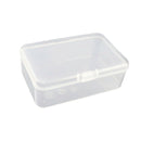 5 Pack Clear Plastic  Cosmetics Case Holder For Cotton Swabs Trinkets Coils