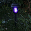 2pcs Mosquito Killer Solar LED Lamp Waterproof Garden Insect Fly Trap Light