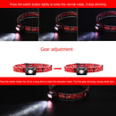 USB Rechargeable LED Headlight Outdoor Camp Fishing Torch Lamp Flashlight A