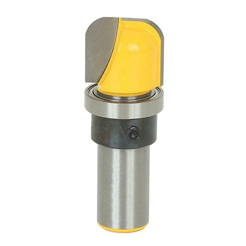 1/2 Shank Round-Nose Template Cutter Router Bit With Shank Bearing 3/4 x5/8"