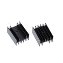 20x Transistor MOSFET  Sink Mini Aluminium to-220 Cooling Fin 23x16x30mm