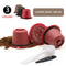 3pcs Refillable Reuse Coffee Capsule Filters for Nespresso Machine (Multi)