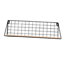 Floating Shelves Wall Mounted Rustic Metal Wire Storage Shelves for Picture