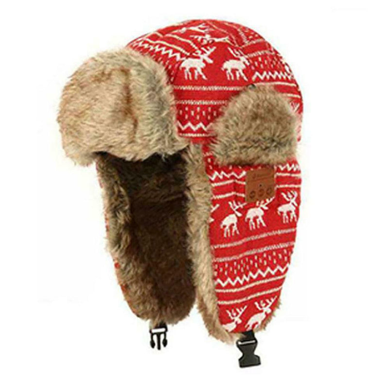 5V 5.0 Bluetooth Warm Leifeng Hat Comfortable Winter Snow Cotton Thickened Cap