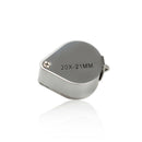 Mini 20 x 21mm Jeweler Loupe Eye Magnifier Magnifying Glass Triplet