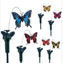 4pcs Lifelike Solar Planter Dancing Butterfly Stakes Home Garden Decor