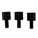 100x Motherboard Nylon Hex Standoff Threaded Spacer M3 Thread 6+6mm Black