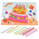 2Pcs DIY Diamond Handmade Stickers Crystal Paste Painting Mosaic Puzzle Toys ME