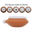 Bakery Silicone Cake Muffin Macaroon Piping icing Baking Tool Pot 4 NozzlesS Bj