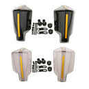 1 Pair 7/8" Universal Motorcycle Scooter Hand Guards Handguard Black