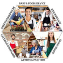 Hair Cutting Cape Gown Hairdresser Salon Hairdressing Double-Sided Apron