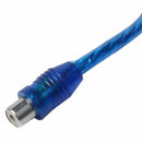 3 pcs Audio connection for 1 RCA female to 2 RCA male adapter splitter Cabl W4Z3