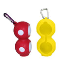 Golf Ball Cover Silicone 8-Shape Sleeve Protective Keyring Sport Accessorie S8D6