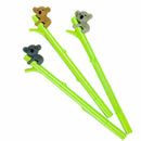 Lovely Cartoon Koala Ball Point Pen Ballpoint Stationery Style Pens School W8W2