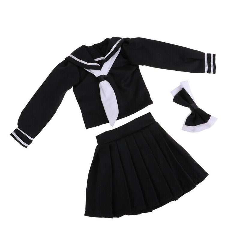 1/3  Black Lolita Dress School Uniform Outfits For Night Lolita Girls